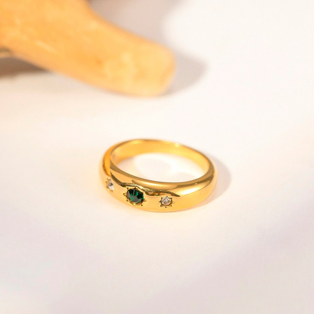 Retro Eight Star Ring for Women by Dealightful Finds