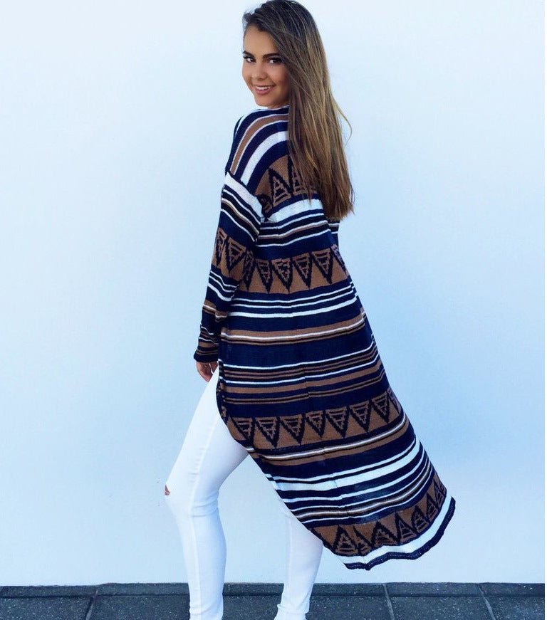 Women's Printed Pattern Cardigan Thin Jacket by Dealightful Finds