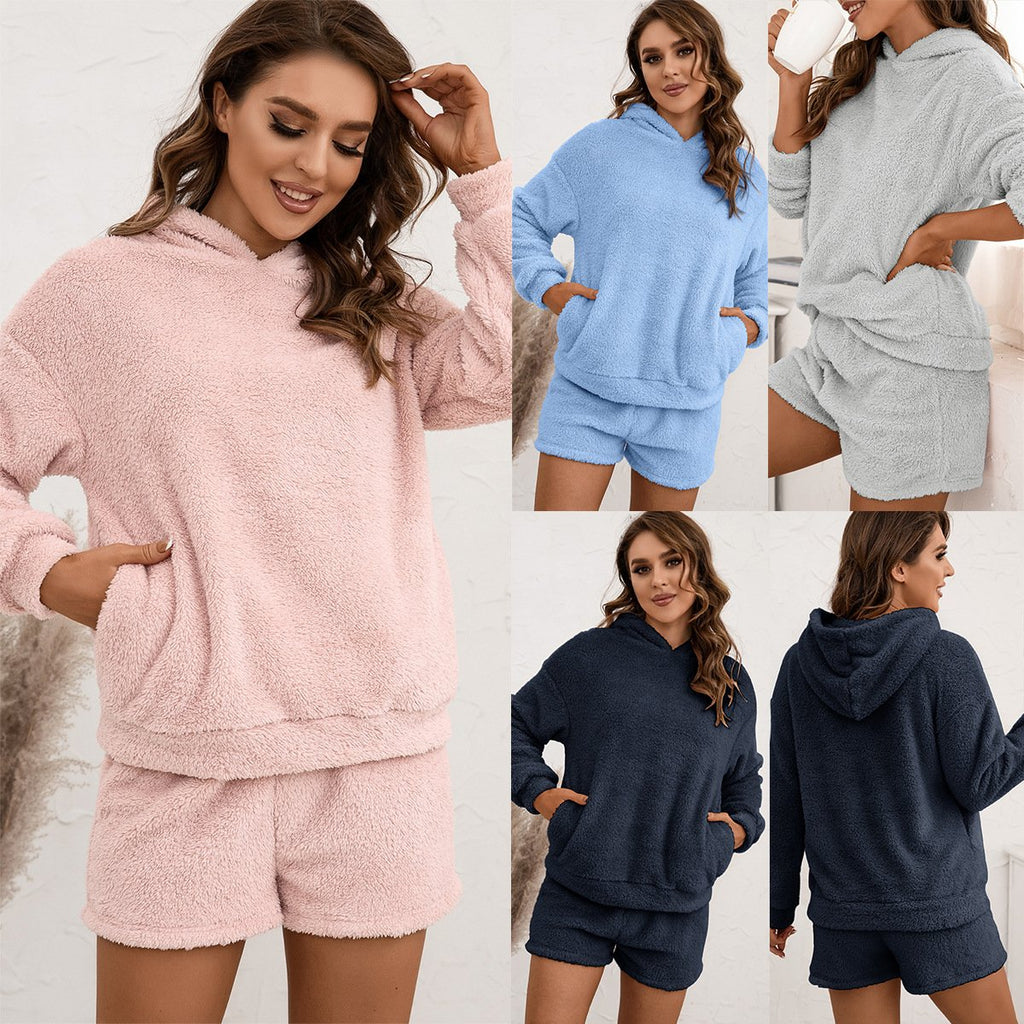 Hooded Sweater Suit for Casual Home Wear by Dealightful Finds