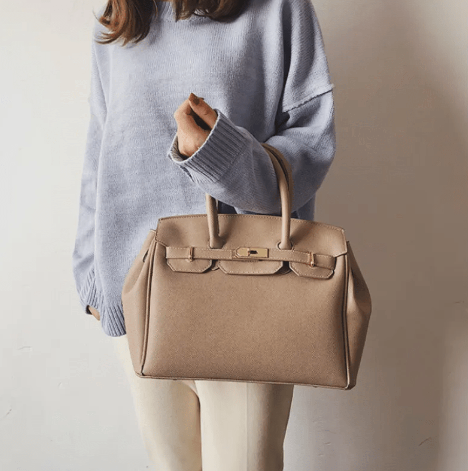 Palm Platinum Handbag by Dealightful Finds