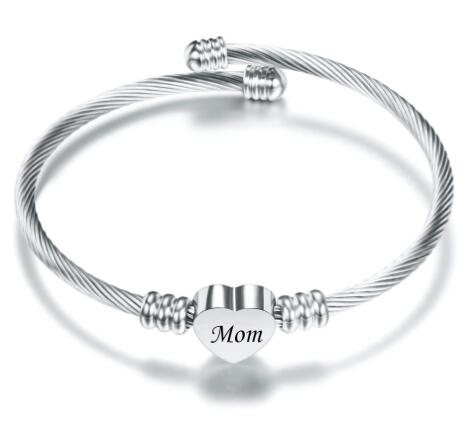 Stainless Steel Braided Mother’s Day Bracelets for Mom by Dealightful Finds