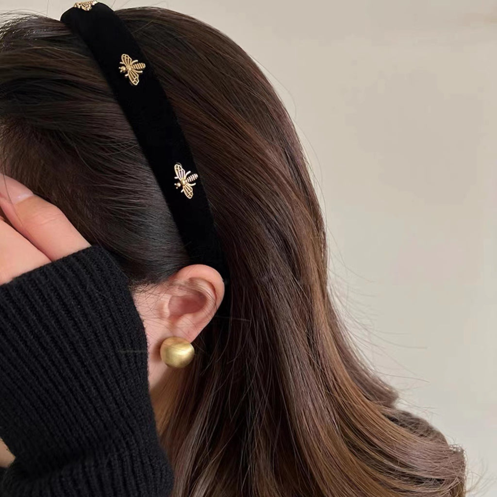 Velvet Bee Fabric Face Wash Headband for Women by Dealightful Finds