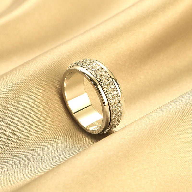 Rotatable 925 Silver Women’s Ring by Dealightful Finds