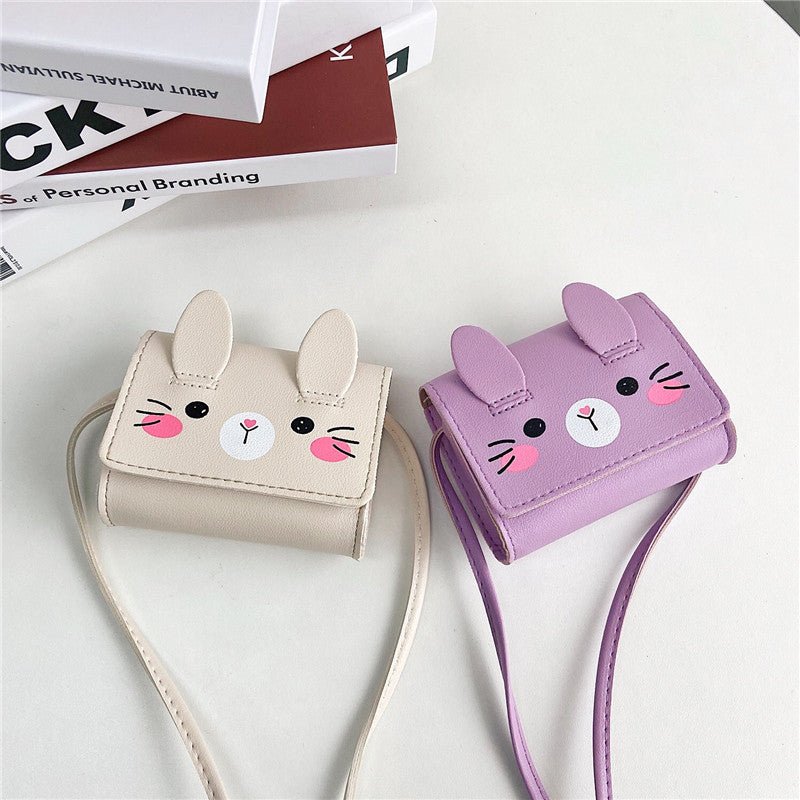 Cute Rabbit Mini Crossbody Bag for Little Girls by Dealightful Finds