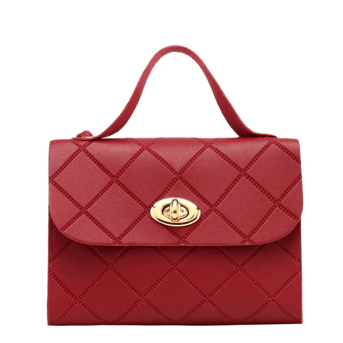 Rhombus Pattern Mini Handbag by Dealightful Finds
