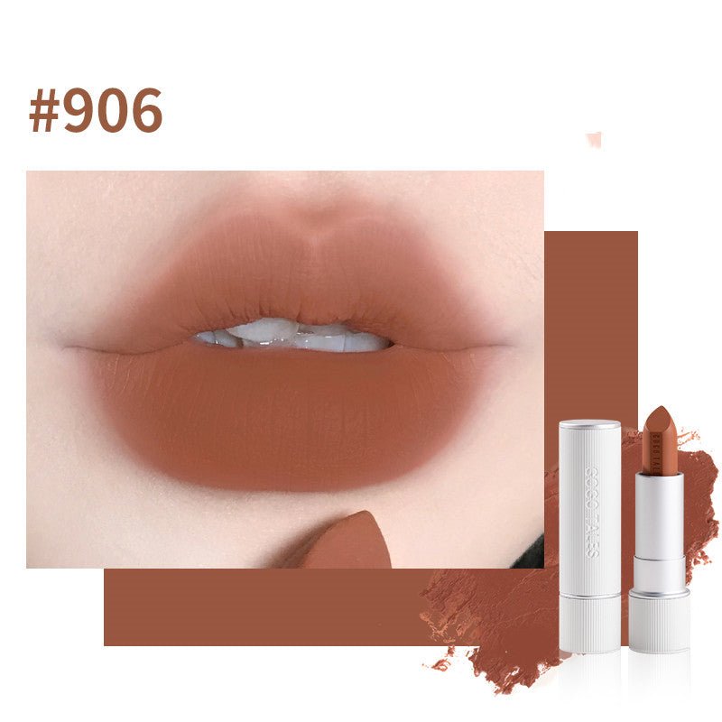 Retro Velvet Lipstick in Striped Caramel Chestnut by Dealightful Finds