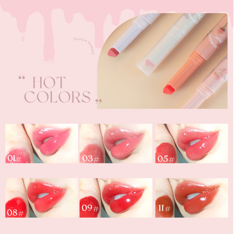 FLORTTE First Kiss Love Stick Lipstick Pen with Mirror by Dealightful Finds
