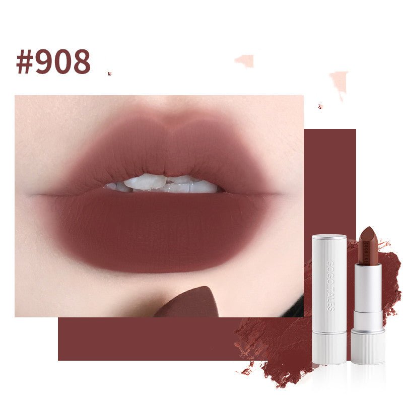 Retro Velvet Lipstick in Striped Caramel Chestnut by Dealightful Finds