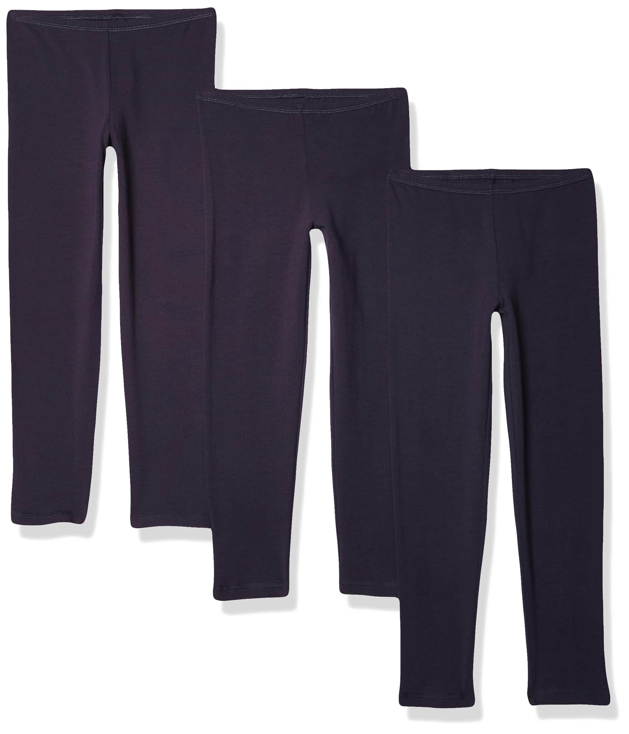 Hanes Little Girls Leggings (Pack of 3) Navy Medium by Dealightful Finds