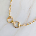 Equestrian Pendant Chain Necklace by Dealightful Finds