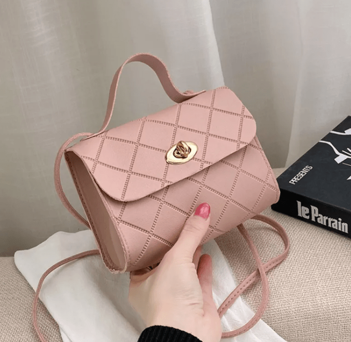 Rhombus Pattern Mini Handbag by Dealightful Finds