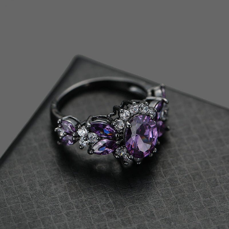 Luxury Zircon Lady Finger Ring Jewelry Accessory by Dealightful Finds