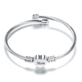 Stainless Steel Braided Mother’s Day Bracelets for Mom by Dealightful Finds
