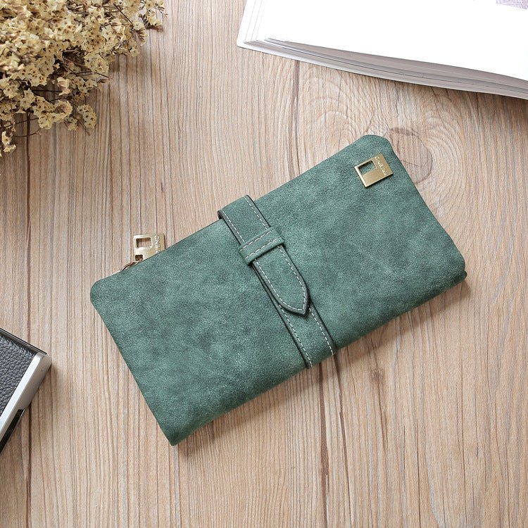 Frosted Women’s Long Wallet with Card Slots by Dealightful Finds