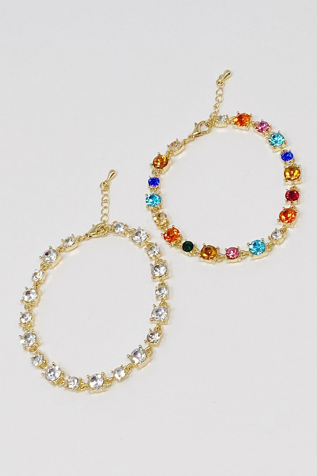 Crystals All Around Bracelet by Dealightful Finds
