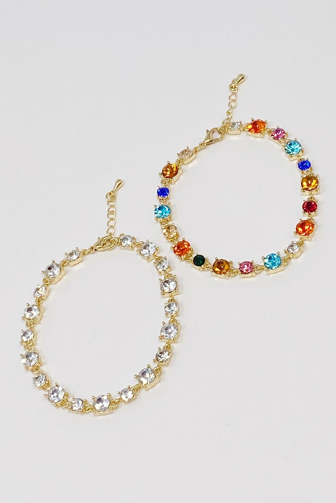 Crystals All Around Bracelet by Dealightful Finds