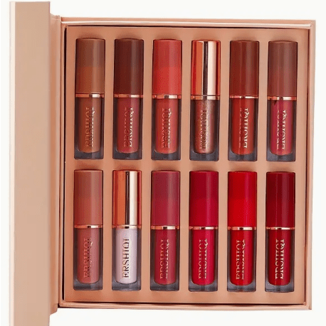 12 pcs Moisturizing Velvet Matte Lipstick Gift Box by Dealightful Finds