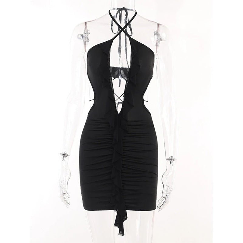 New Women’s Sleeveless Sheer Backless Dress by Dealightful Finds
