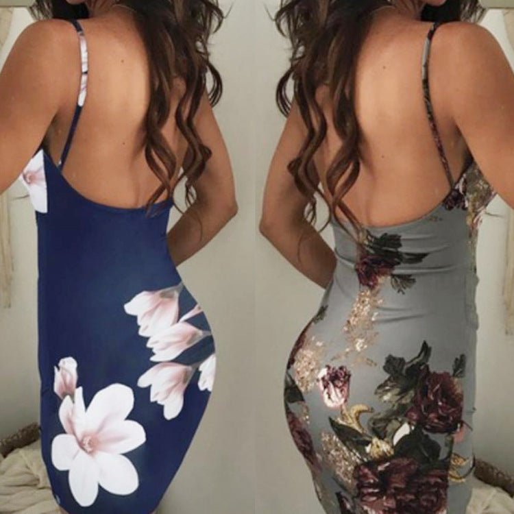 Bodycon Dress, Slim Fit Dress, Sexy Printed Dress by Dealightful Finds