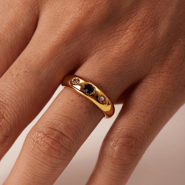 Retro Eight Star Ring for Women by Dealightful Finds