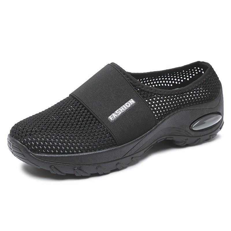 Breathable Mesh Half Support Women's Casual Shoes by Dealightful Finds