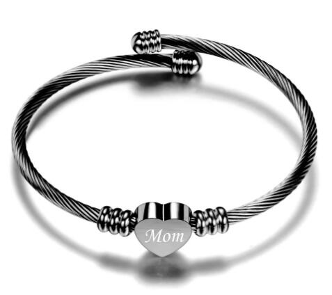 Stainless Steel Braided Mother’s Day Bracelets for Mom by Dealightful Finds