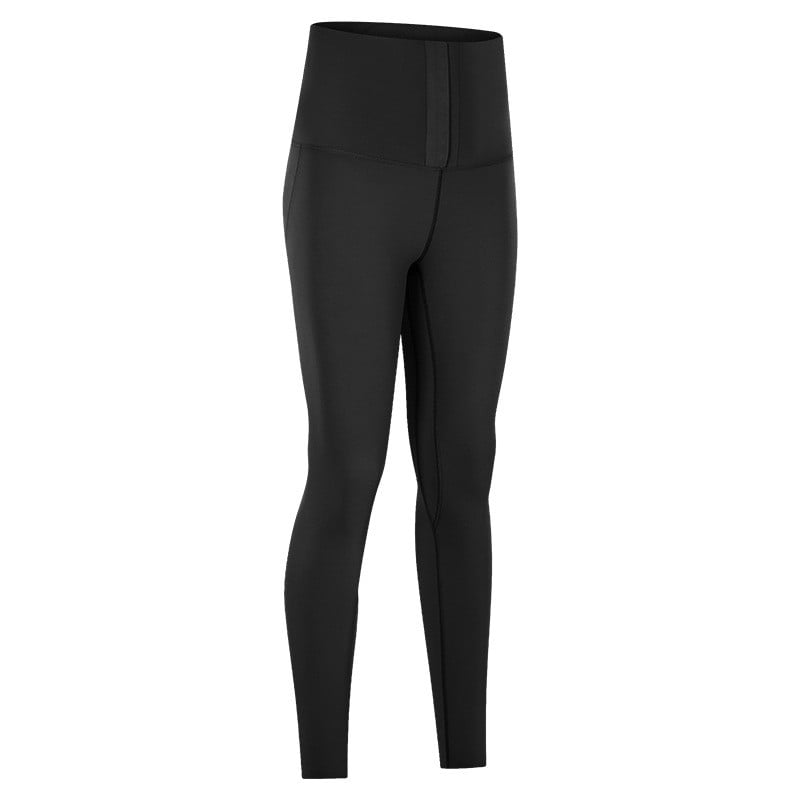 Nude High Waist Yoga Pants for Hips and Abdomen by Dealightful Finds