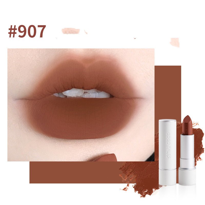 Retro Velvet Lipstick in Striped Caramel Chestnut by Dealightful Finds