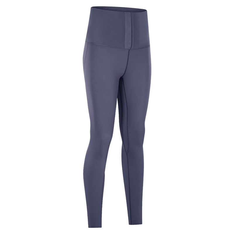 Nude High Waist Yoga Pants for Hips and Abdomen by Dealightful Finds