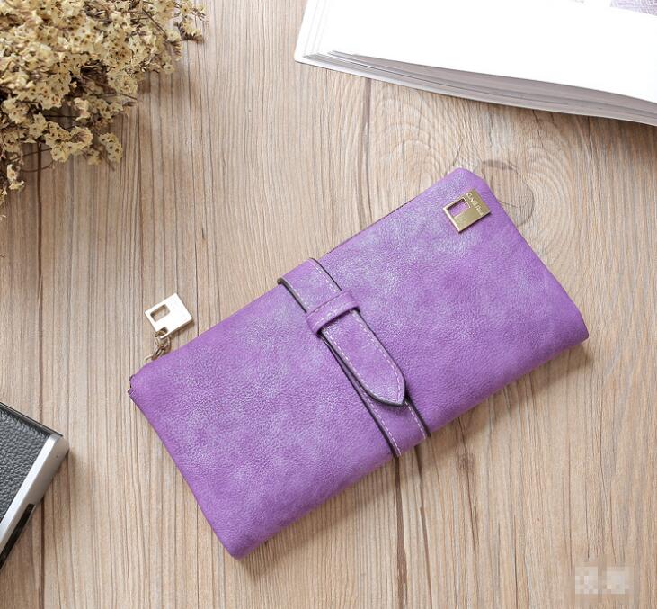 Frosted Women’s Long Wallet with Card Slots by Dealightful Finds