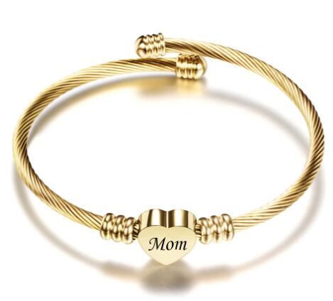 Stainless Steel Braided Mother’s Day Bracelets for Mom by Dealightful Finds