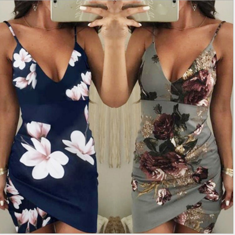 Bodycon Dress, Slim Fit Dress, Sexy Printed Dress by Dealightful Finds