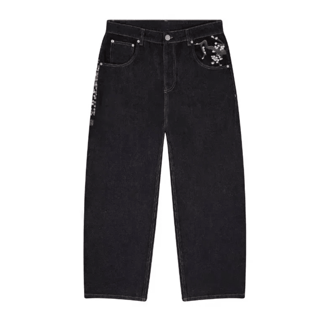 Women’s High-Waist Embroidered Fashion Jeans by Dealightful Finds