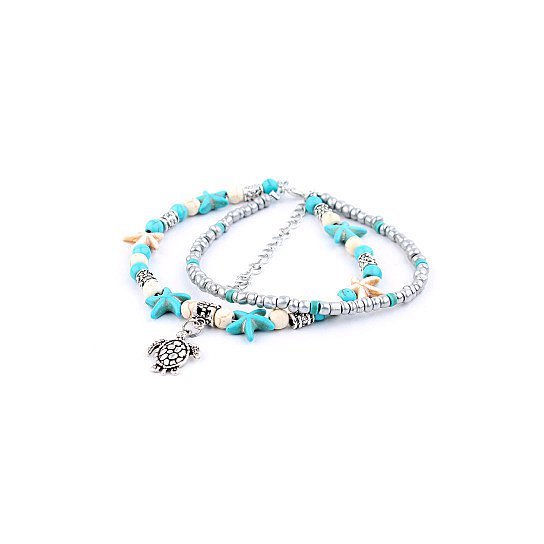 Sea Turtle Anklet by Dealightful Finds