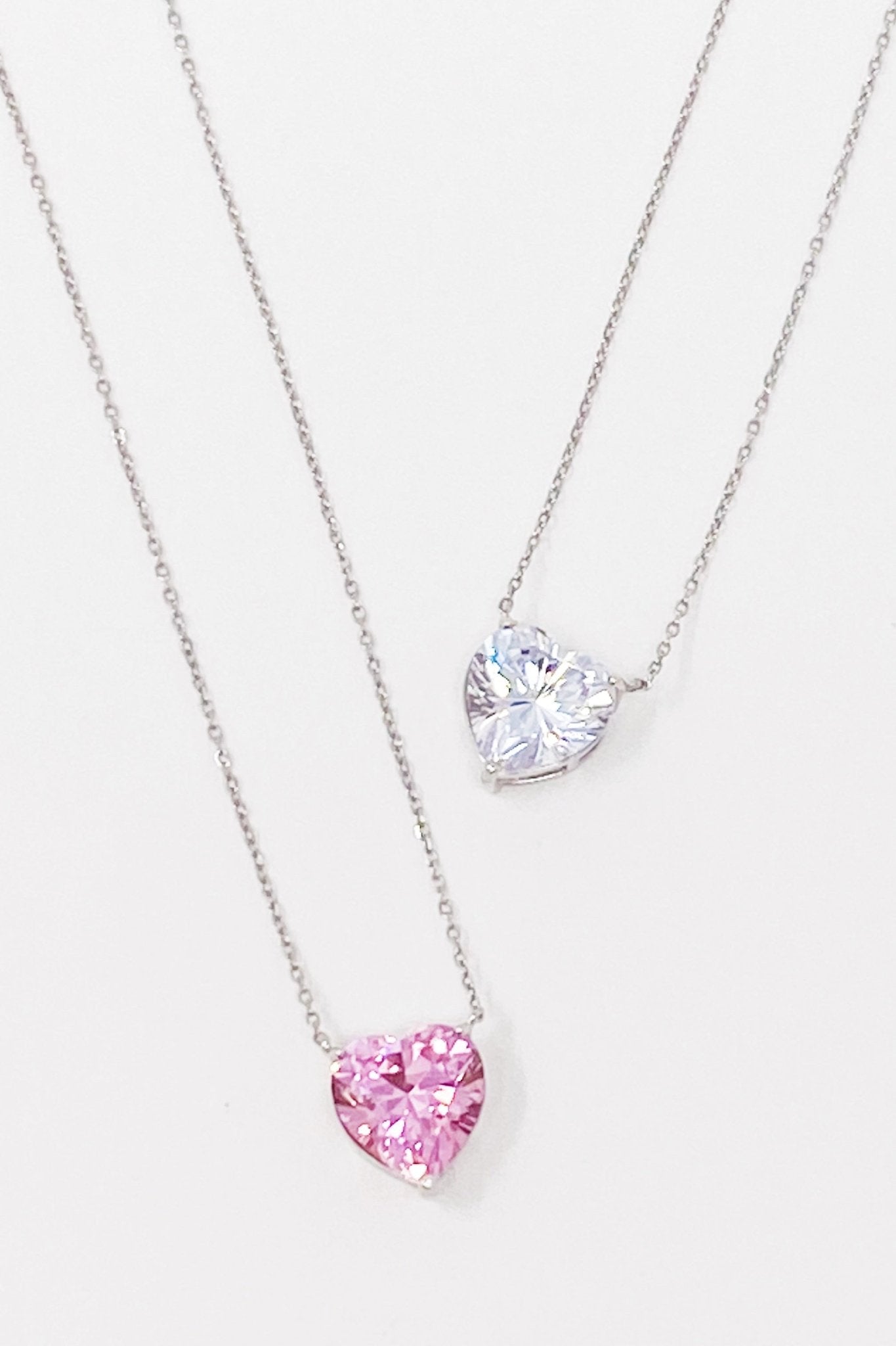 Absolute Beauty Sterling Silver Heart Necklace by Dealightful Finds