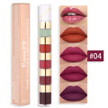 Waterproof 5 Color Matte Lip Gloss with Bamboo Joint by Dealightful Finds