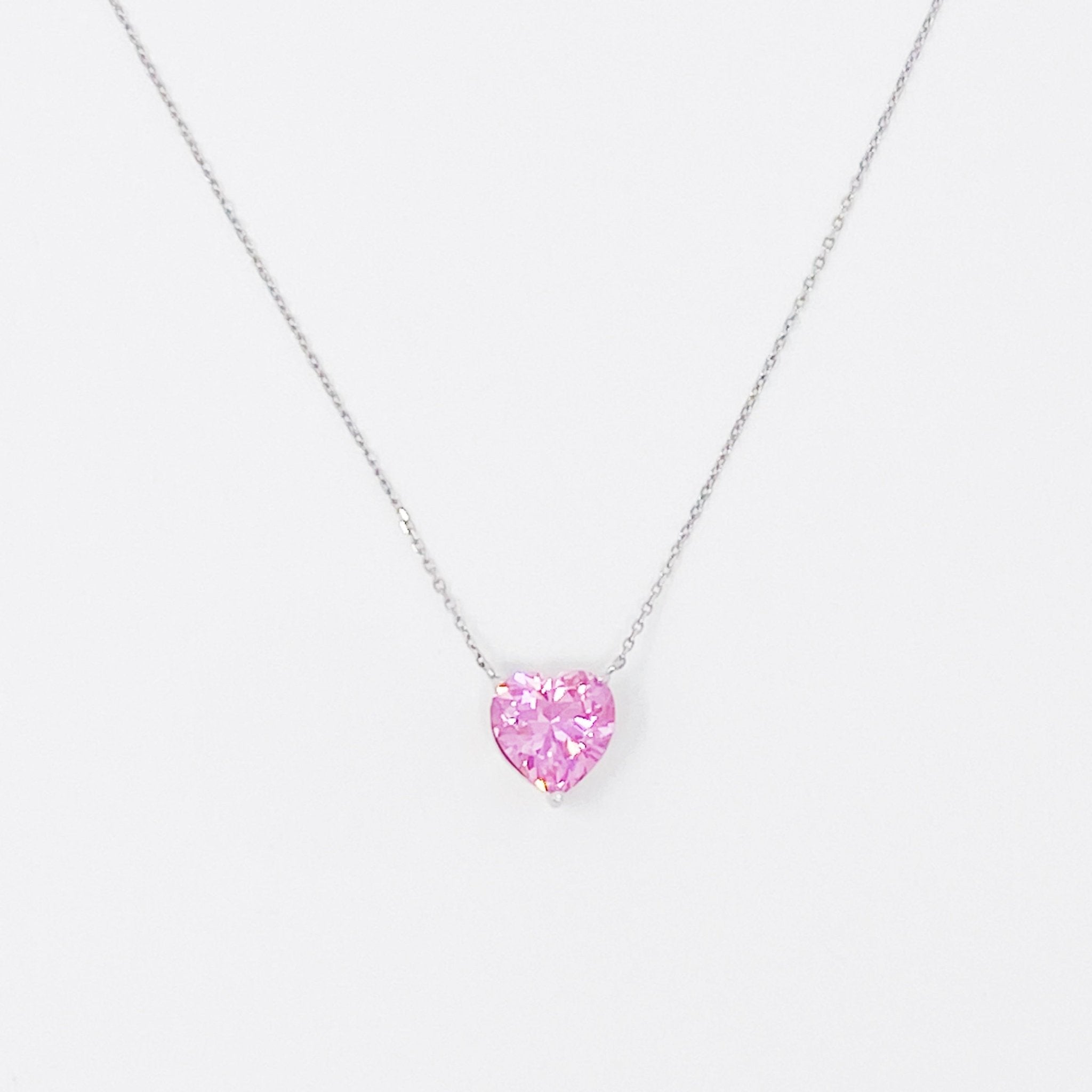 Absolute Beauty Sterling Silver Heart Necklace by Dealightful Finds