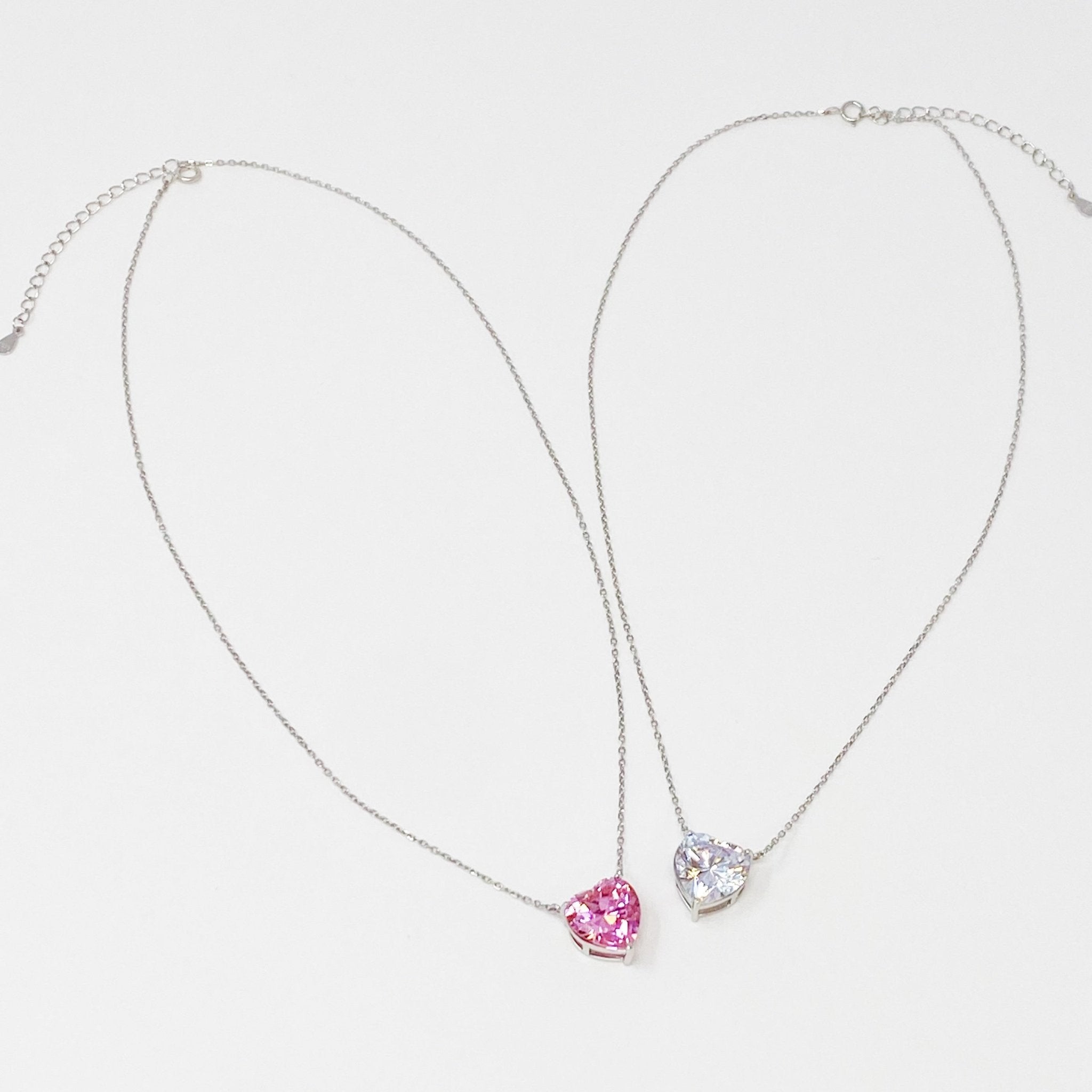 Absolute Beauty Sterling Silver Heart Necklace by Dealightful Finds