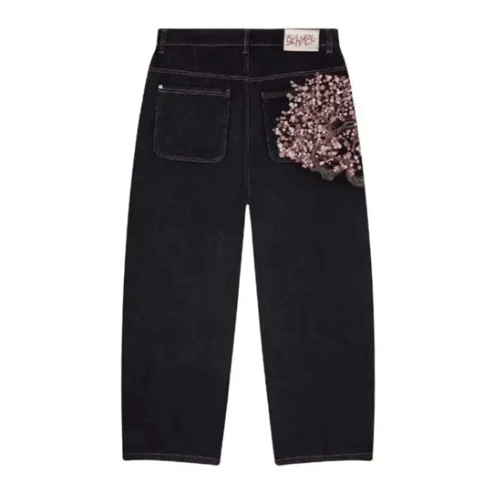 Women’s High-Waist Embroidered Fashion Jeans by Dealightful Finds