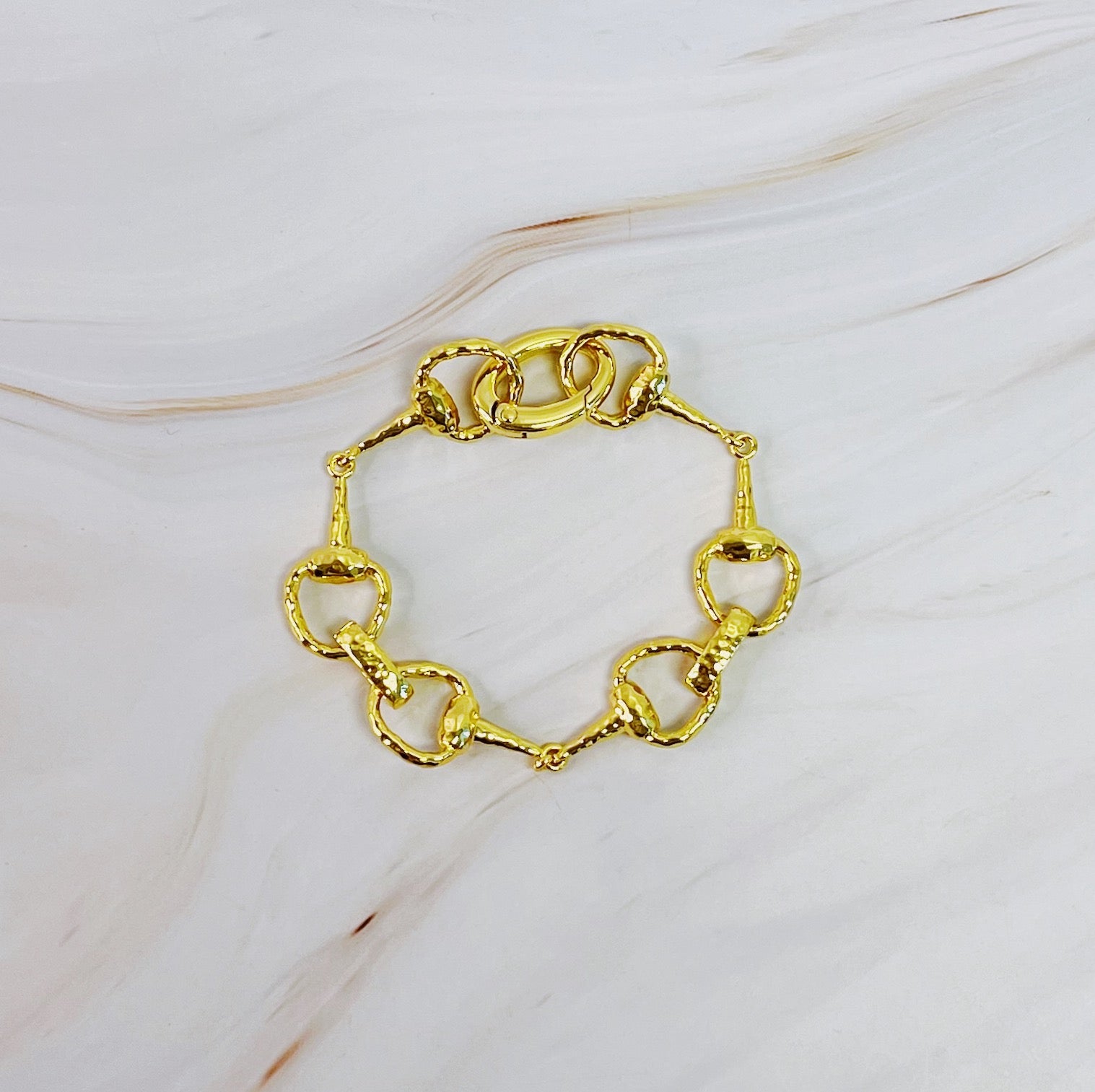 Equestrian Linked Bracelet by Dealightful Finds