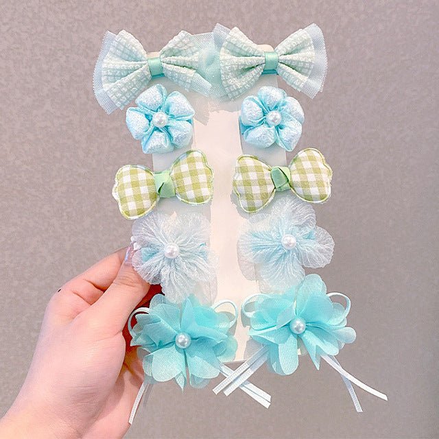 Cute Mesh Hair Clip Set for Little Girls by Dealightful Finds