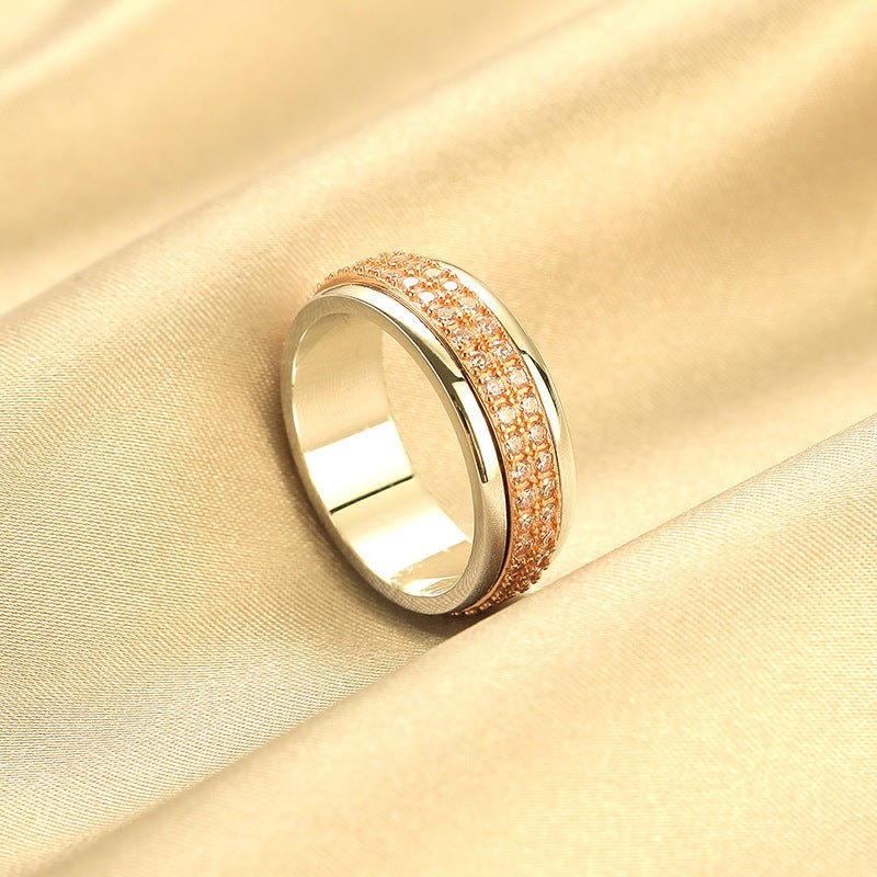 Rotatable 925 Silver Women’s Ring by Dealightful Finds