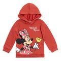 Disney Minnie Mouse Little Girls Fleece Pullover Hoodie Red 7-8 by Dealightful Finds