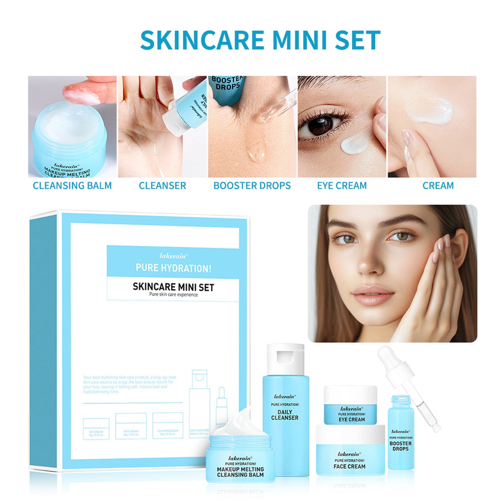 Blue Mini Skin Care Set by Dealightful Finds