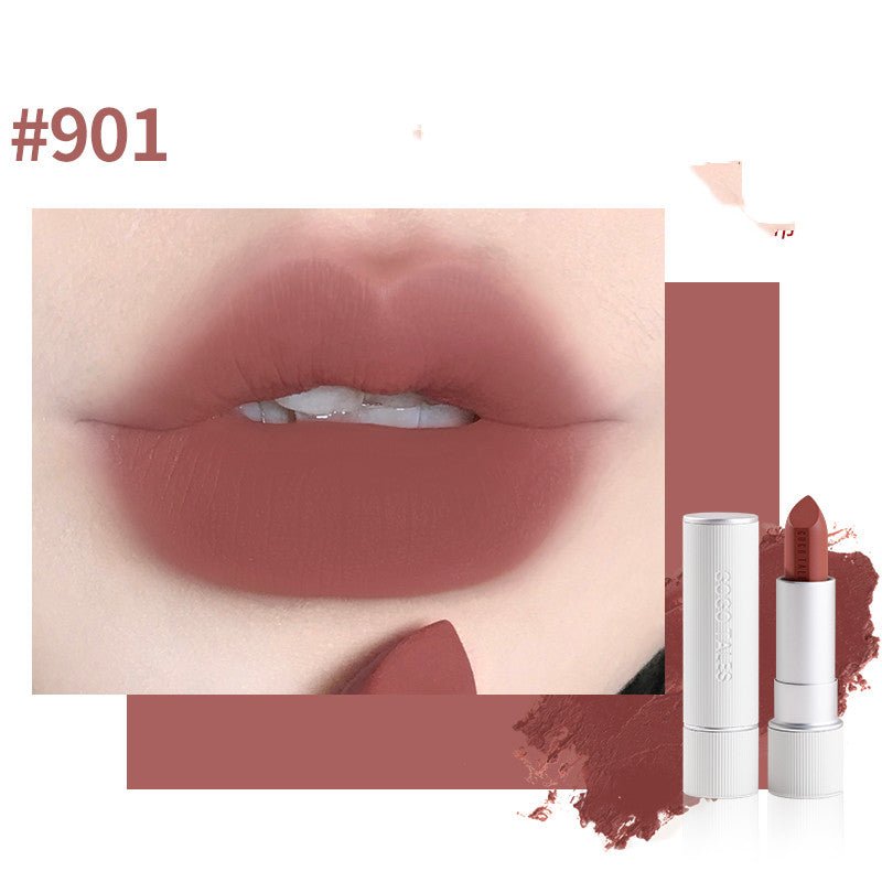 Retro Velvet Lipstick in Striped Caramel Chestnut by Dealightful Finds