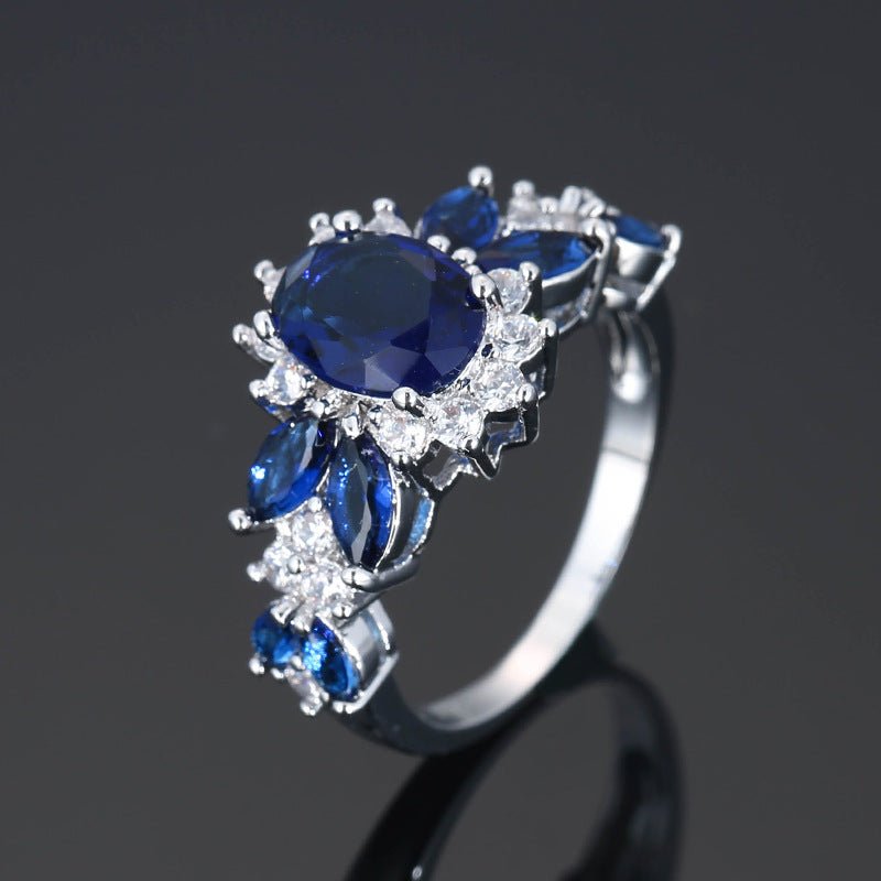Luxury Zircon Lady Finger Ring Jewelry Accessory by Dealightful Finds
