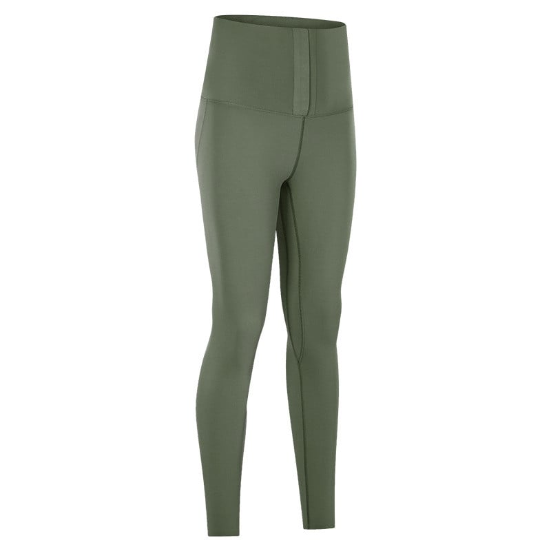 Nude High Waist Yoga Pants for Hips and Abdomen by Dealightful Finds