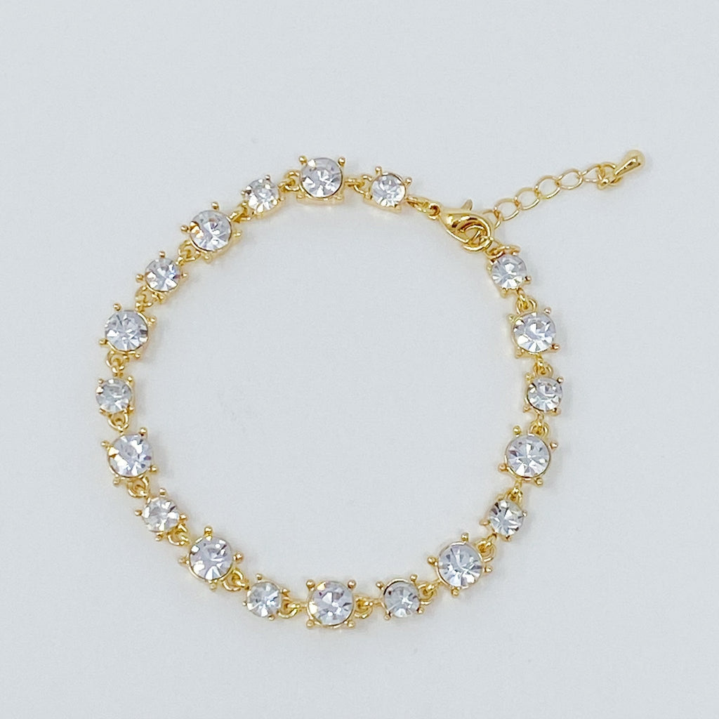 Crystals All Around Bracelet by Dealightful Finds