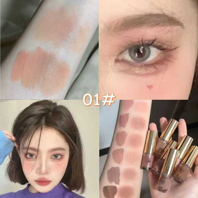 Brown Glitter Eyeshadow Stick and Contour Cream Makeup by Dealightful Finds