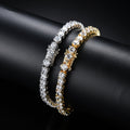 Tennis Chain Copper Zircon Single Row Hip Hop Bracelet by My Store